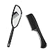 SelfTek 5Pcs Hair Comb Set Women Ladies Hair Care Massage Brush with Mirror and Holder