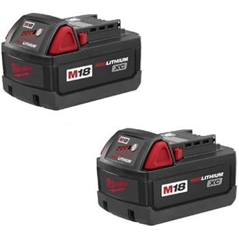 Milwaukee 48-11-1828 M18 XC RED LITHIUM 18-Volt Lithium-ion Cordless Tool Battery ( 2 pack )