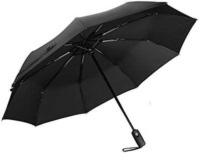 Travel Umbrella Teflon Coating 210T 9 Bibs Windproof Automatic Umbrella with NeverWet