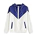 KESEE Coat ☀ Women Sheer Lace Long Sleeve Hooded Patchwork Sweatshirt with Pockets
