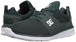 DC Men's Heathrow Skateboarding Shoe, Dark Green, 6
