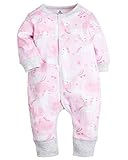 Kidsform Baby Infant Boy Girl Cotton Bodysuit Sleepwear Long Sleeve Footless Romper C 6-12M