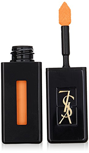 Yves Saint Laurent Vernis A Levres Vinyl Cream Lip Stain, 408 Corail Neo-pop, 0.18 Ounce