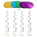Unomor 35PCS Cinco De Mayo Decorations, Hanging Swirl Foil Decor for Mexican Fiesta Party Supplies, Fiesta Decorations, Mexican Sombrero Taco Party Décor, Dia De Muertos.