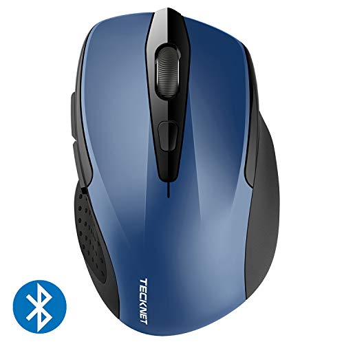 TeckNet 2600DPI Bluetooth Wireless Mouse, 12 Months Battery Life with Battery Indicator, 2600/2000/1600/1200/800DPI