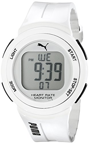 PUMA Unisex PU911101002 Pulse White Digital Watch