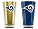 NFL Los Angeles Rams 20oz Insulated Acrylic Tumbler Set of 2