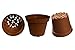 Plastic Pots for Plants, Cuttings & Seedlings, 4-Inch, 30-Pack. Color: Terracotta