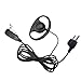 Arama B108L02 Pro D Shape Ear Hook Earpiece Headset with PTT Mic for Midland Alan 2 Way Radio