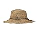 Wallaroo Hat Company – Women’s Malibu Fedora – Wide Brim Natural Fiber with Adjustable Sizing for Medium Crown Sizes – Trendy and Chic Sun Hat for Casual All-Season Sun Protection (Natural)