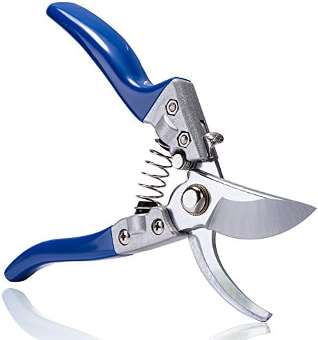 KLEMOO Bypass Pruning Shears, Professional SK-5 Steel Sharp Gardening Pruner Tools, Garden Clippers Fit Your Hand Perfectly, Make Cutting and Clipping a Breeze