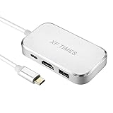 XF TIMES USB C Hub, USB Type C Adapter 3.1 with USB-C 100W Power Delivery, HDMI Output, 3 USB 3.0 Ports for Nintendo Switch, MacBook Pro and More USB C Devices