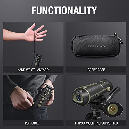 Thermal Monocular,Teslong Thermal Imaging Monocular Handheld Infrared