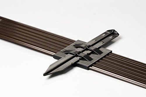 PRO Aluminum Landscape Edging - 1/8" X 4" X 8' (80'/box) - Black Anodized