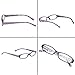 Kerecsen 5 Pack Reading Glasses for Women and Men Spring Hinge Ladies Readers (5 Pack Mix Color, 2.50)