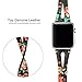 Secbolt Leather Bands Compatible with Apple Watch Band 42mm 44mm iwatch Series 6 5 4 3 2 1 SE, Slim Strap with Breathable Hole Replacement Wristband Women, Black/Red Floral