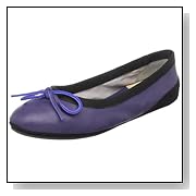 Purple Shoes For Women Amiana Women's 15-A5001 Ballet Flat
