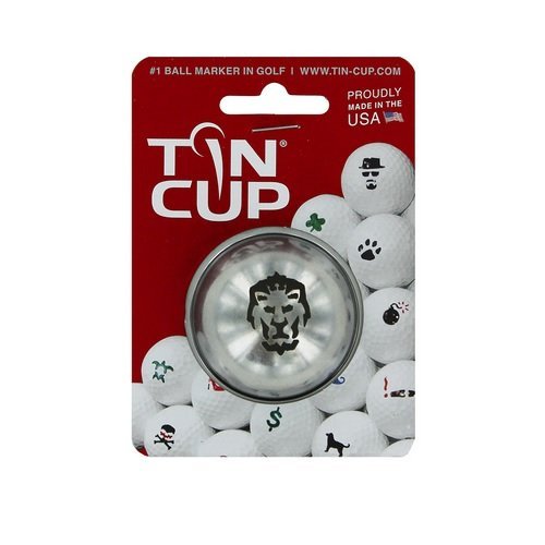 Tin-Cup Unisex Adult BIG CAT Golf Ball Marker - Steel, One Size