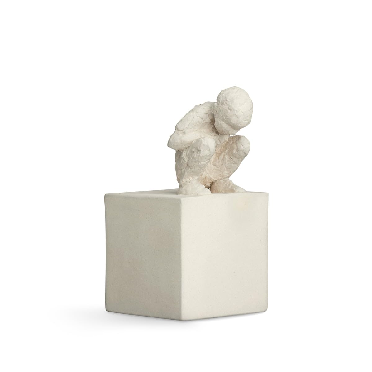 Kähler The Curious Character Sculptures Height 12.5 cm Unglazed, White