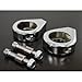 Astra Depot Chrome Turn Signal Clamps for Harley Softail Relocation Mount Bracket 41mm Fork