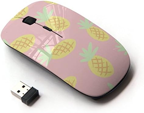 [ Optical 2.4G Wireless Mouse ] [ Pineapple Drawing Cannabis Smoke 420 ]