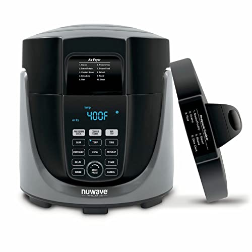 Nuwave Duet Pressure Air Fryer, Combo Cook Technology, Removable
