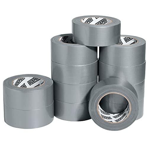 Lockport Silver Duct Tape 12 Roll Multi Pack 30 Yards x 2 Inch