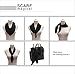 Satin Square Neck Scarf Silk Hair Head Scarf– 3 Packs Black Grey White Women Small Headwrap Neckerchief Sleeping Bag Scarfs Wrap Summer Fashion