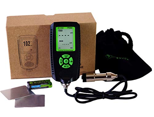 Coating Thickness Gauge CM-206Z Best Digital Paint Meter with External Sensor/Resolution 0.001mils