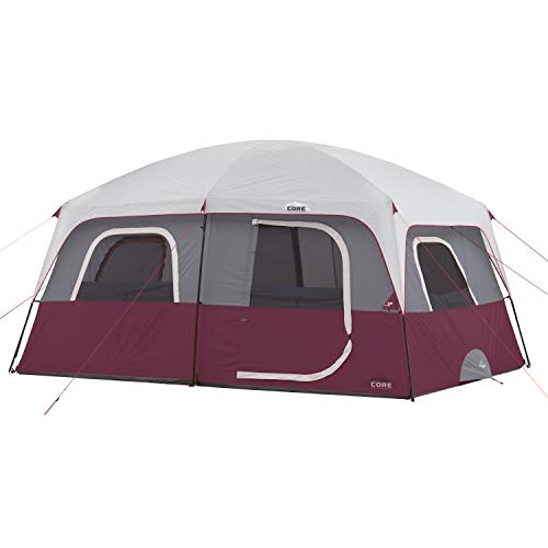 🥇 Core 10 Person Straight Wall Cabin Tent