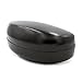 LARGE SUNGLASSES CASE - 2 Pieces Glasses Case Holder - Eyeglass Case Hard Shell - Soft Sunglasses Pouch with Large sunglass holder with Pouch & Cloth (AS113+CT8 Black-1)
