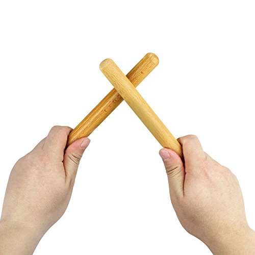 Claves for Children Claves Music Set, 8 Sets Mmusical Wooden Toys