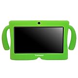 Transwon 7 Inch Cute Kids Case for NPOLE 7 Inch Tablet, Alldaymall A88X, Dragon Touch Y88X Plus 7, Chromo Inc 7 Inch Tablet, NeuTab N7s Pro, Autobeyond 7inch, Tagital T7X, iRULU eXpro X1 7 - Green