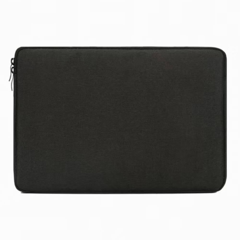 BoxWave Case Compatible with Ratta Supernote A5 X2 Manta - QuickZip PlushSuit, Dual Zipper Sleeve Pouch Case with Soft Interior - Jet Black