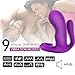 Wearable G-spot P-spot and Clitoris 3 Motors Vibrator with 9 Vibrating Modes and Intelligent Heating, Treediride Mermaid Waterproof Remote Control Butterfly Anal Vibrator for Female Couple Play