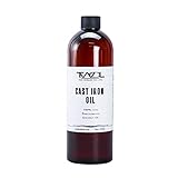 16 oz Cast Iron Oil and Grill Conditioner -  Made from Organically sourced, Non GMO, highly refined Coconut Oil - Extend the life of you Cast Iron Cookware without leaving a scent or a sticky finish.