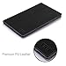 FYY Lenovo Tab S8-50 Case - Ultra Slim Lightweight Premium PU Leather Cover Multi-Angle Stand Case for Lenovo Tab S8-50 Black