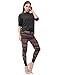 Bentibo Women's Stylish Multi Pattern Printed Jogger Leggings Harem Pants Red Ripple L