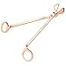 Bememo Candle Wick Trimmer Stainless Steel Wick Trimmer Scissor Cutter (Rose Gold)