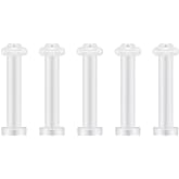NewkeepsR 8G/10G/12G/14G/16G/18G Flexible Clear Flat Tongue Nipple Retainer