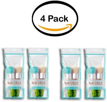 Pack of 4 - Waverly Inspirations Brushes, Chalk & Wax Brush Set
