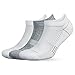 Balega Zulu Cushioning Performance No Show Active Lifestyle Socks for Men and Women (3 Pair), White, Large