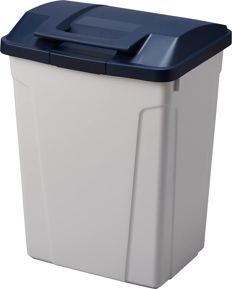 アスベル ゴミ箱 日本製 屋外 フタ付 ロック付き ハンドル付分別ダストボックス70L ブルー 幅47.7×奥行40.0×高さ64.3cm商品画像