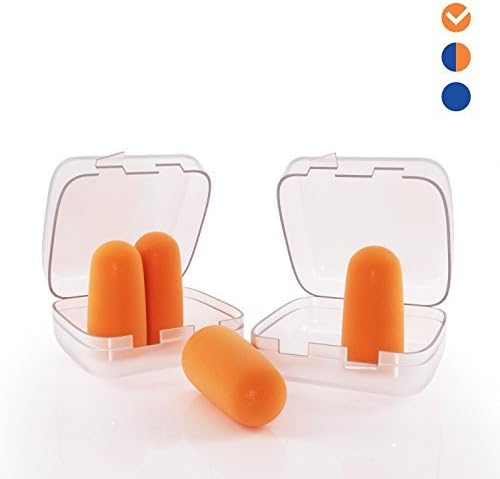Ear Plugs Set of 2 Individually Packaged Earplugs Pairs 100% Soft Foam Ear Plugs Fit Your Ears Perfectly Hearing Protection for Sleeping