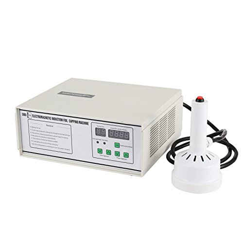 Click Here to See More Images MOHOT Induction Sealer Bottle Cap Sealing Induction Sealer Machine Manual Heat Sealer Machine 0.8-3.94 Inch (Sealer Machine)