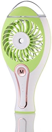 Tootu Handheld USB Misting Fan Personal Cooling Mist Humidifier Rechargeable Portable (Green)