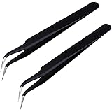 Fondant Tool Sharp Head Tweezers for Sugar Pearls, Candy Beads - Set of 2