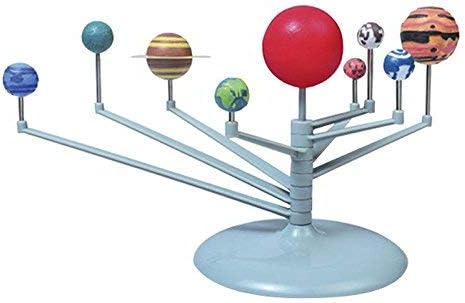 rose international solarplanetarium educational diy glow in the dark solar system planetarium model kids science kit(Multi color)