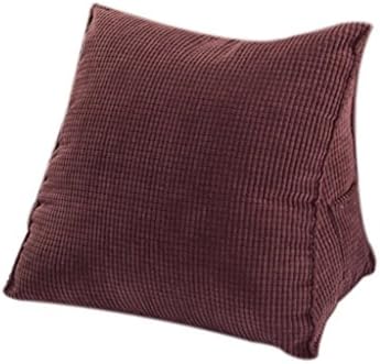 Ewlan Triangle Sofa Cushion, Pearl Wool Filled Back Pain Relief Backrest Lower Lumbar Support Pillow Cushion, Pack Of 1