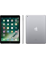 Apple iPad 9.7 with WiFi, 128GB- Space Gray (2017 Model) - (Renewed)